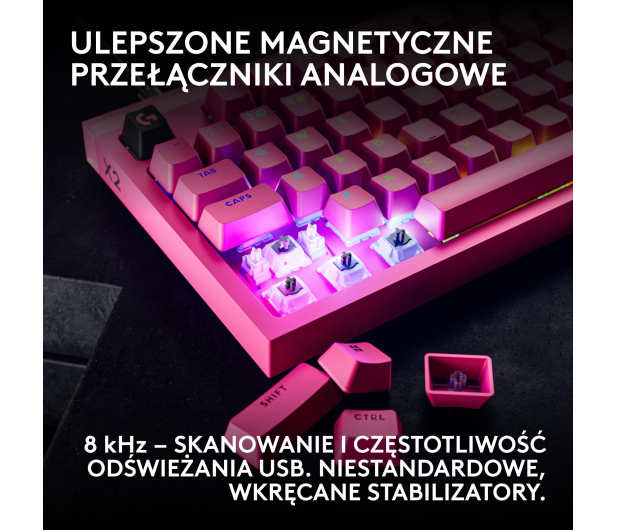 Logitech G PRO X2 TKL Rapid magenta - 1598665 - zdjęcie 4
